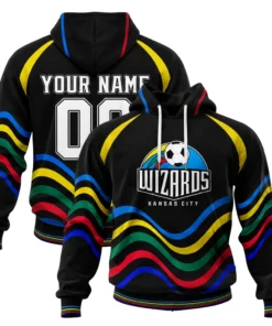 Sporting KC MLS Hoodie Elite Wizards Wave Graphic