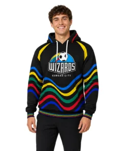 Sporting KC MLS Hoodie Elite Wizards Wave Graphic