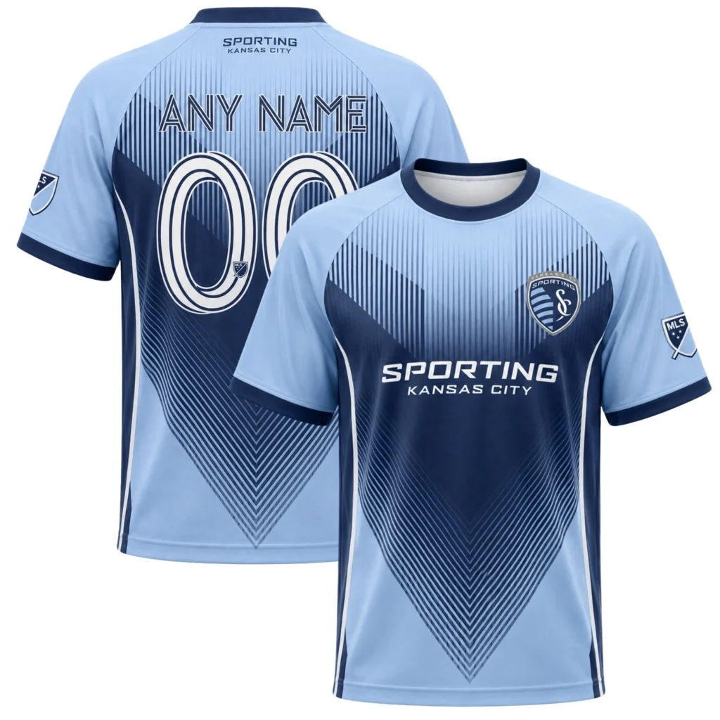 Sporting KC MLS Jersey Personalized Dynamic V Line Style