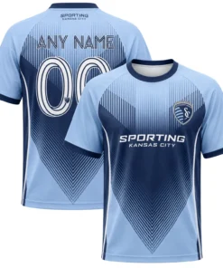 Sporting KC MLS Jersey Personalized Dynamic V Line Style