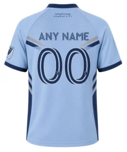 Sporting KC Soccer Jersey Custom Elite Linear Style