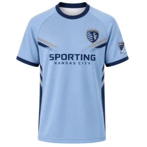Sporting KC Soccer Jersey Custom Elite Linear Style