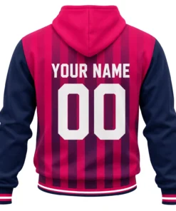 St Louis CITY Custom Hoodie Dynamic Red Navy Style