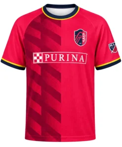 St Louis City Hartel Jersey Vibrant Stripe Design