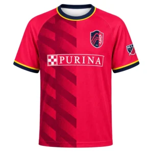 St Louis City Hartel Jersey Vibrant Stripe Design