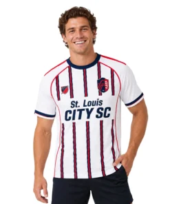 St. Louis City Jersey – Exclusive Custom White Stripes