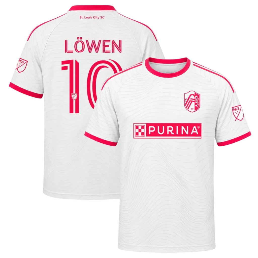 St. Louis City Lowen Jersey Stunning White Design