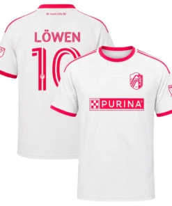 St Louis City Lowen Jersey Stunning White Design