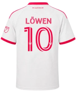 St Louis City Lowen Jersey Stunning White Design
