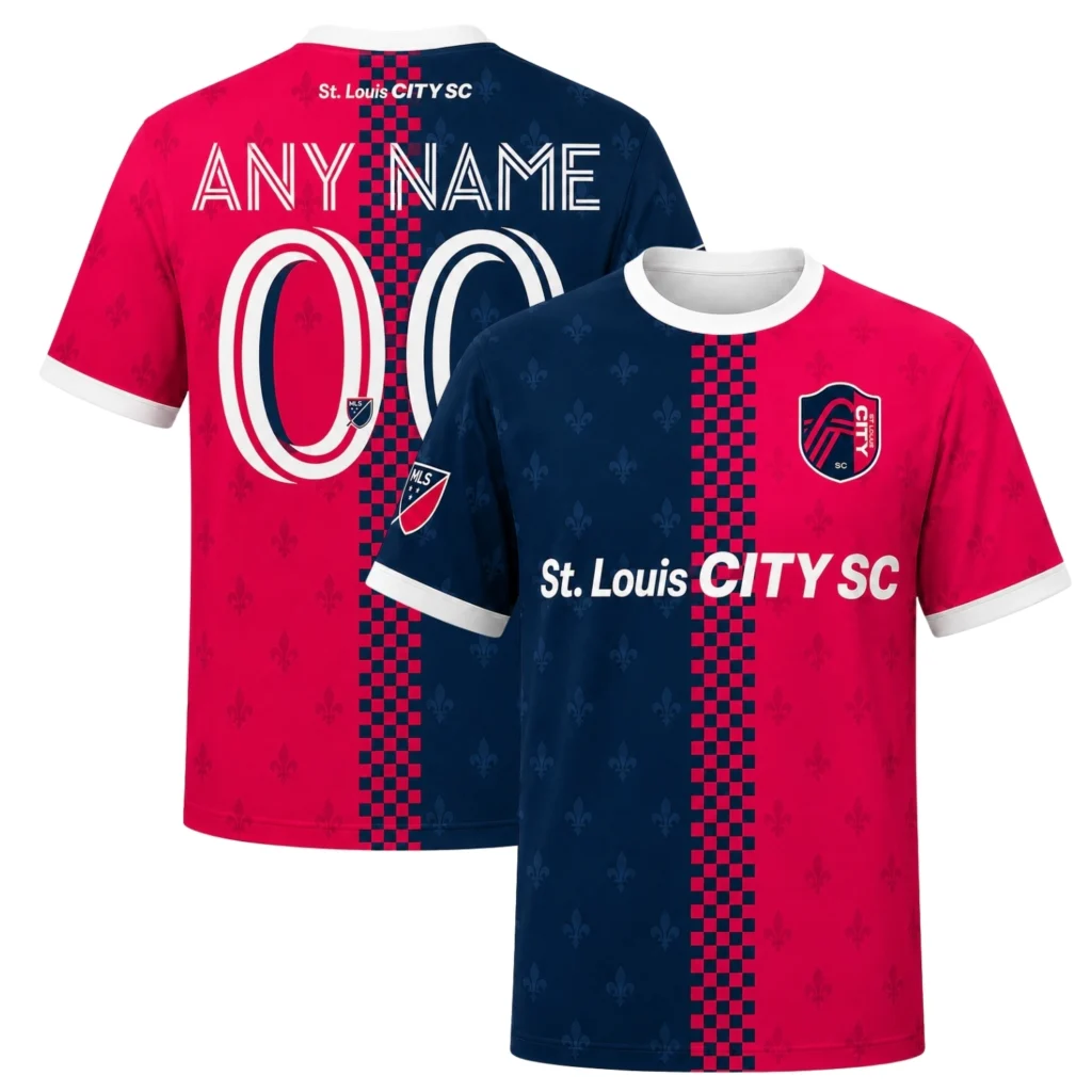 St. Louis City MLS Jersey – Vibrant Checker Style
