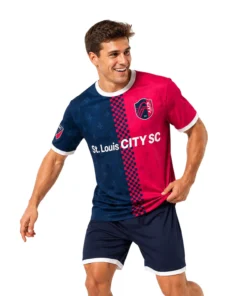 St. Louis City MLS Jersey – Vibrant Checker Style