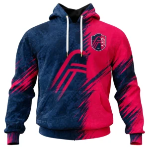 St Louis CITY SC Hoodie Custom Vibrant Split Color Style