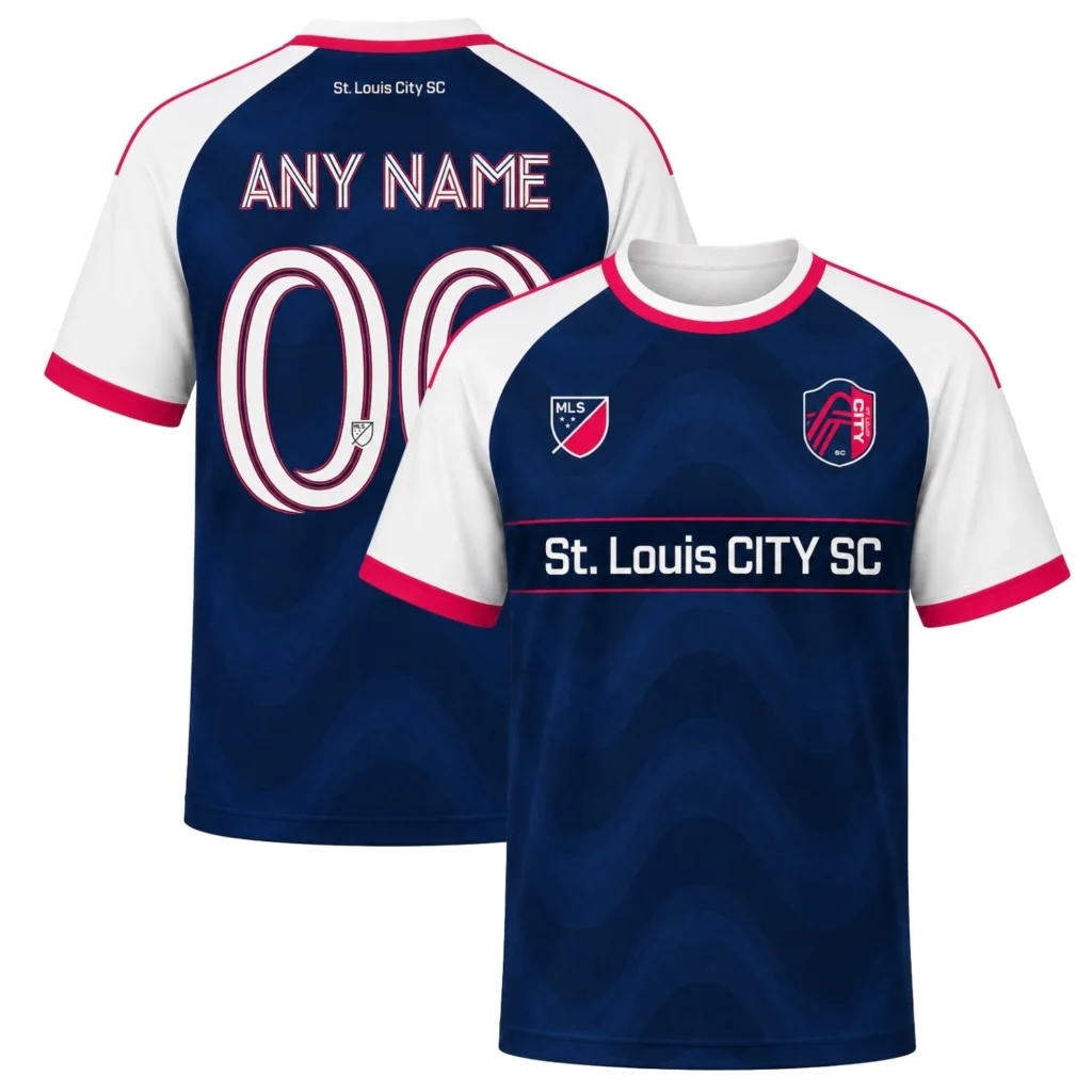St. Louis City SC Jersey Custom – Dynamic Wave Stripe