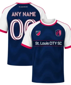 St. Louis City SC Jersey Custom – Dynamic Wave Stripe
