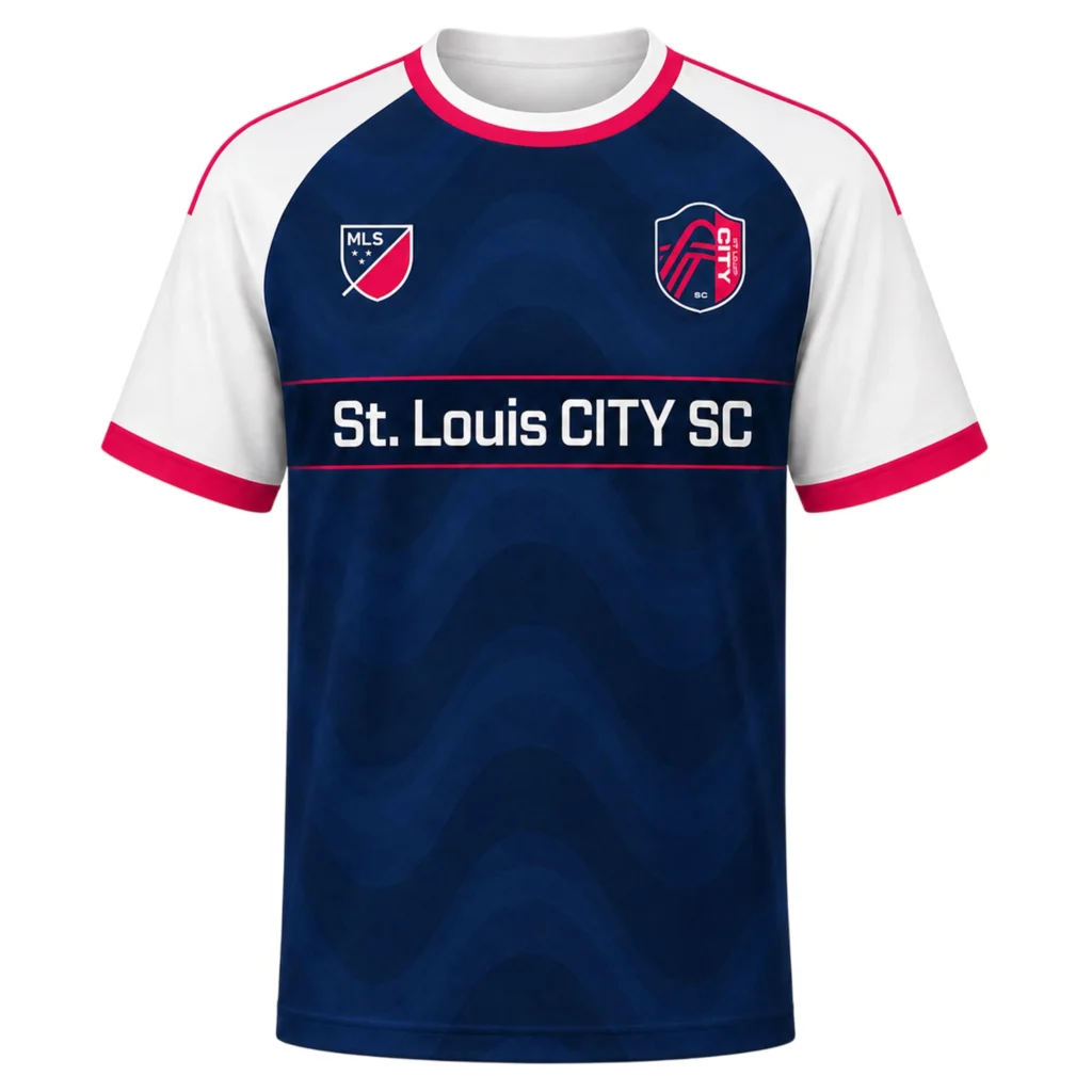 St. Louis City SC Jersey Custom – Dynamic Wave Stripe