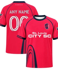 St. Louis City SC Jersey – Stunning Custom Red Wave