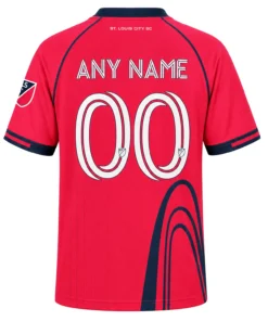 St. Louis City SC Jersey – Stunning Custom Red Wave