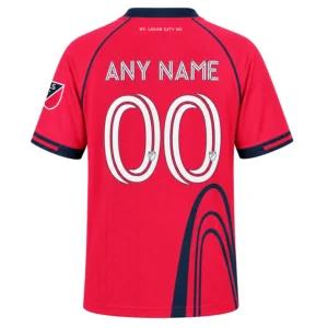St. Louis City SC Jersey – Stunning Custom Red Wave