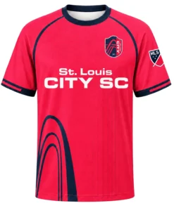St. Louis City SC Jersey – Stunning Custom Red Wave