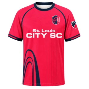 St. Louis City SC Jersey – Stunning Custom Red Wave