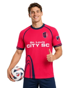St. Louis City SC Jersey – Stunning Custom Red Wave