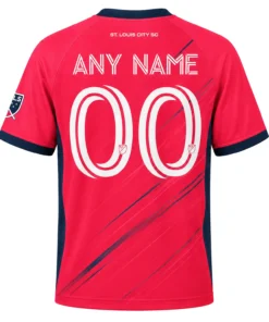 St. Louis City Soccer Jersey – Vibrant Custom Red