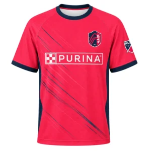 St. Louis City Soccer Jersey – Vibrant Custom Red