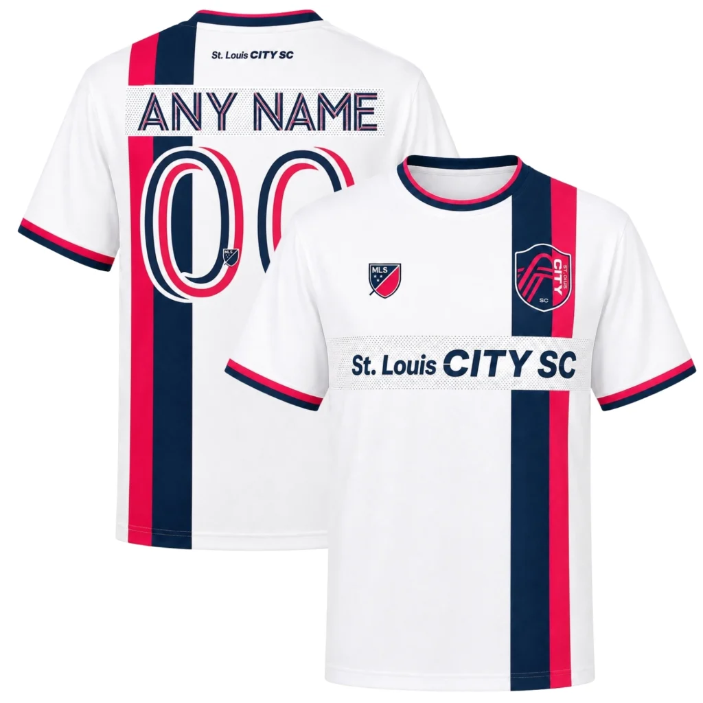 St. Louis City Soccer Shirt – Elite Personalized White