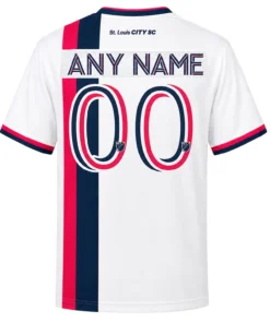 St. Louis City Soccer Shirt – Elite Personalized White