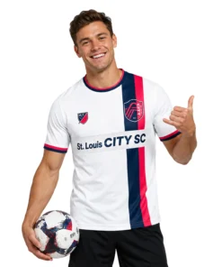 St. Louis City Soccer Shirt – Elite Personalized White