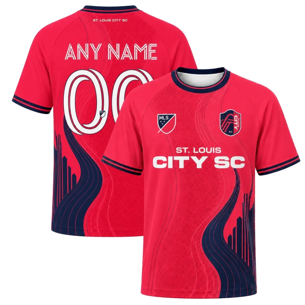 STL City Jersey Custom – Dynamic River Wave Design