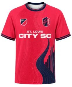 STL City Jersey Custom – Dynamic River Wave Design