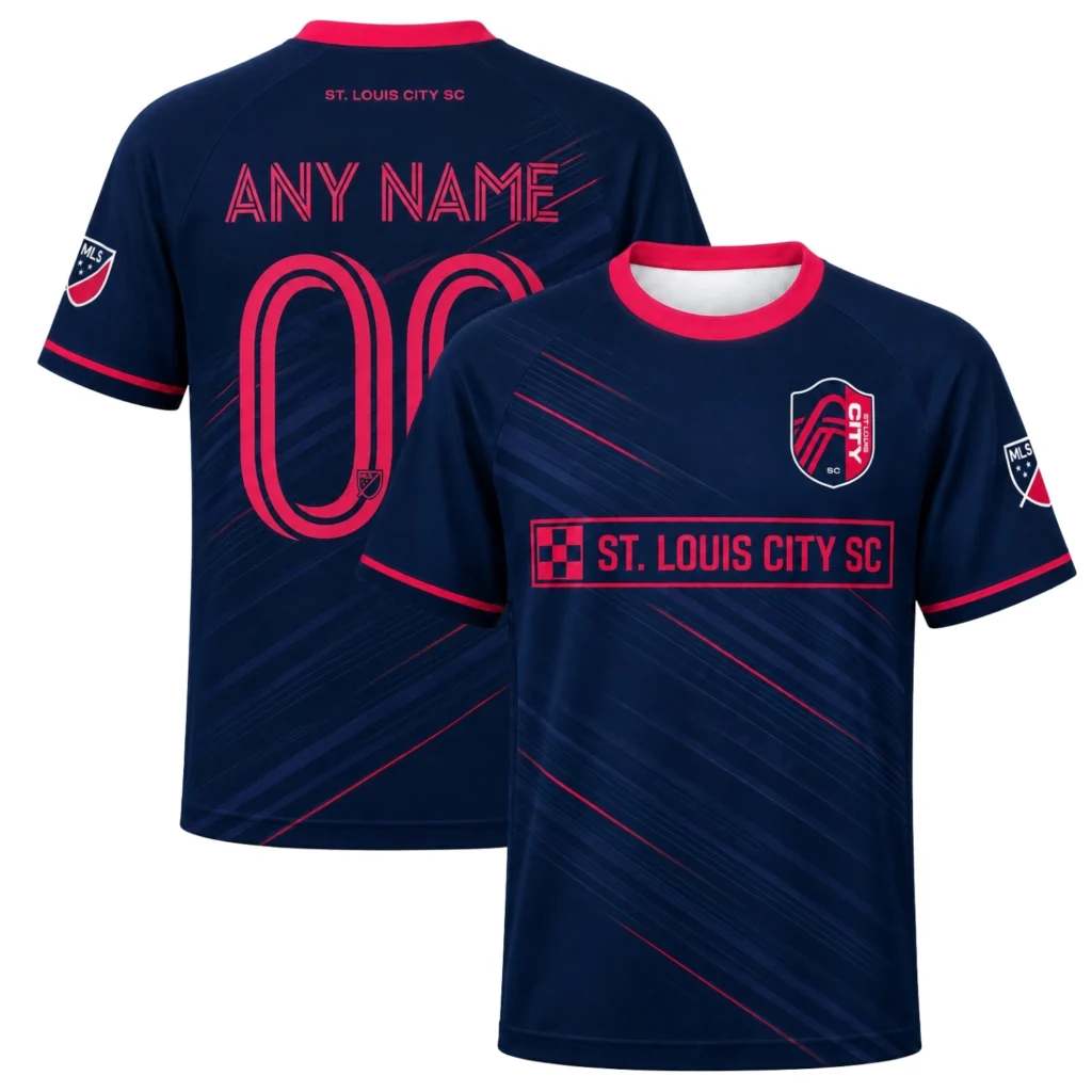 STL City SC Jersey – Remarkable Custom Navy Edition