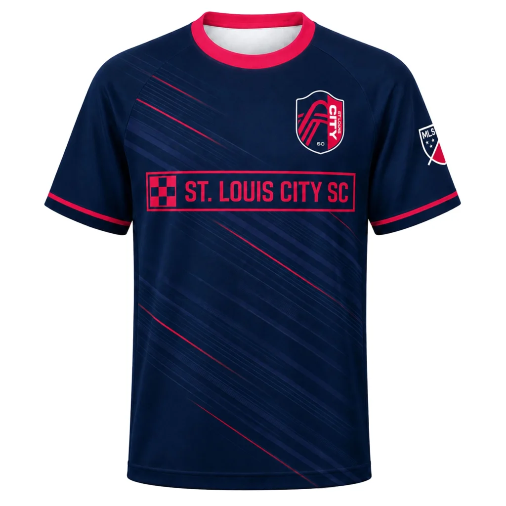 STL City SC Jersey – Remarkable Custom Navy Edition