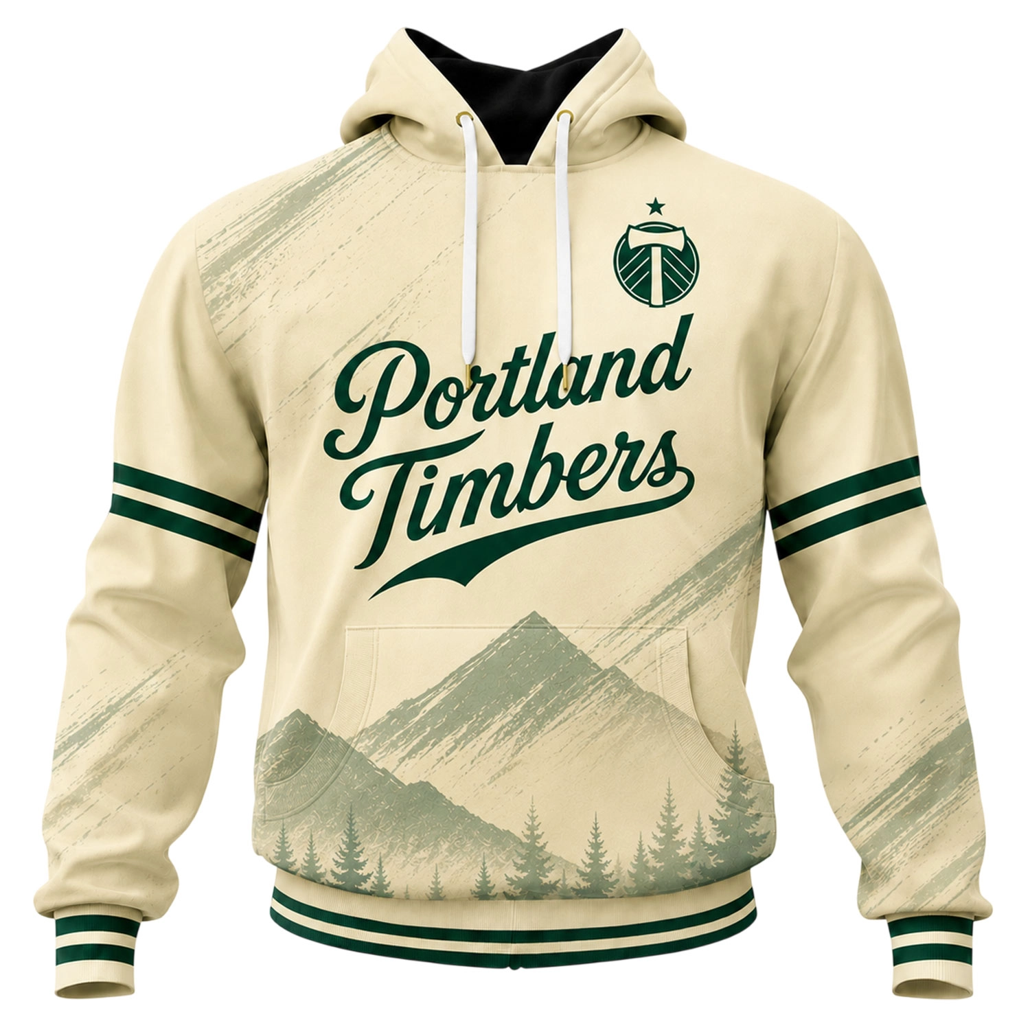 Timbers Hoodie Custom Remarkable Vintage Script