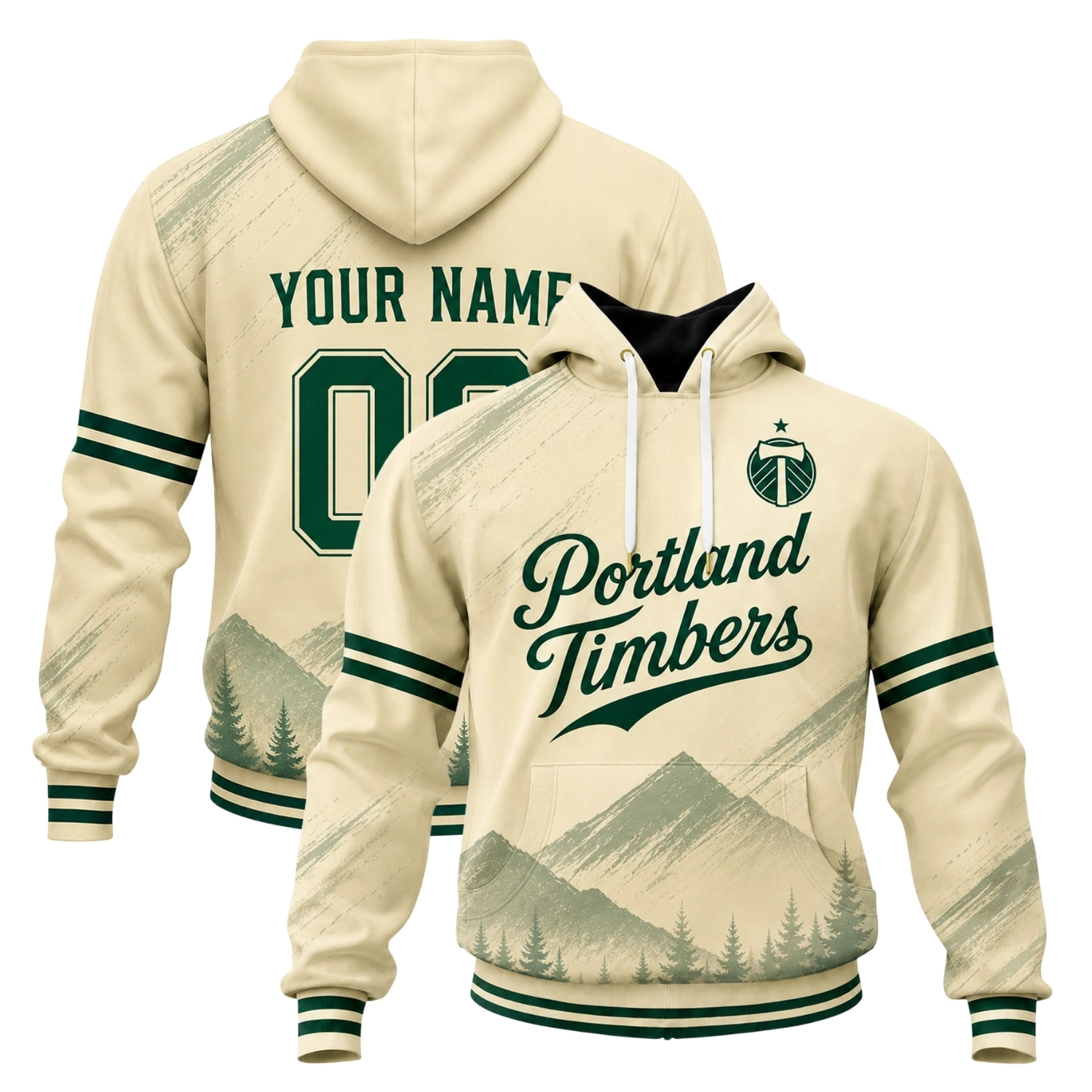 Timbers Hoodie Custom Remarkable Vintage Script