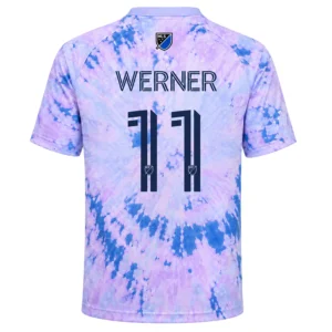Timo Werner Quakes Soccer Jersey Bold Tie Dye Edition