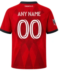 Toronto FC Custom Home Jersey – Vibrant Red Fan Kit