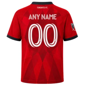 Toronto FC Custom Home Jersey – Vibrant Red Fan Kit