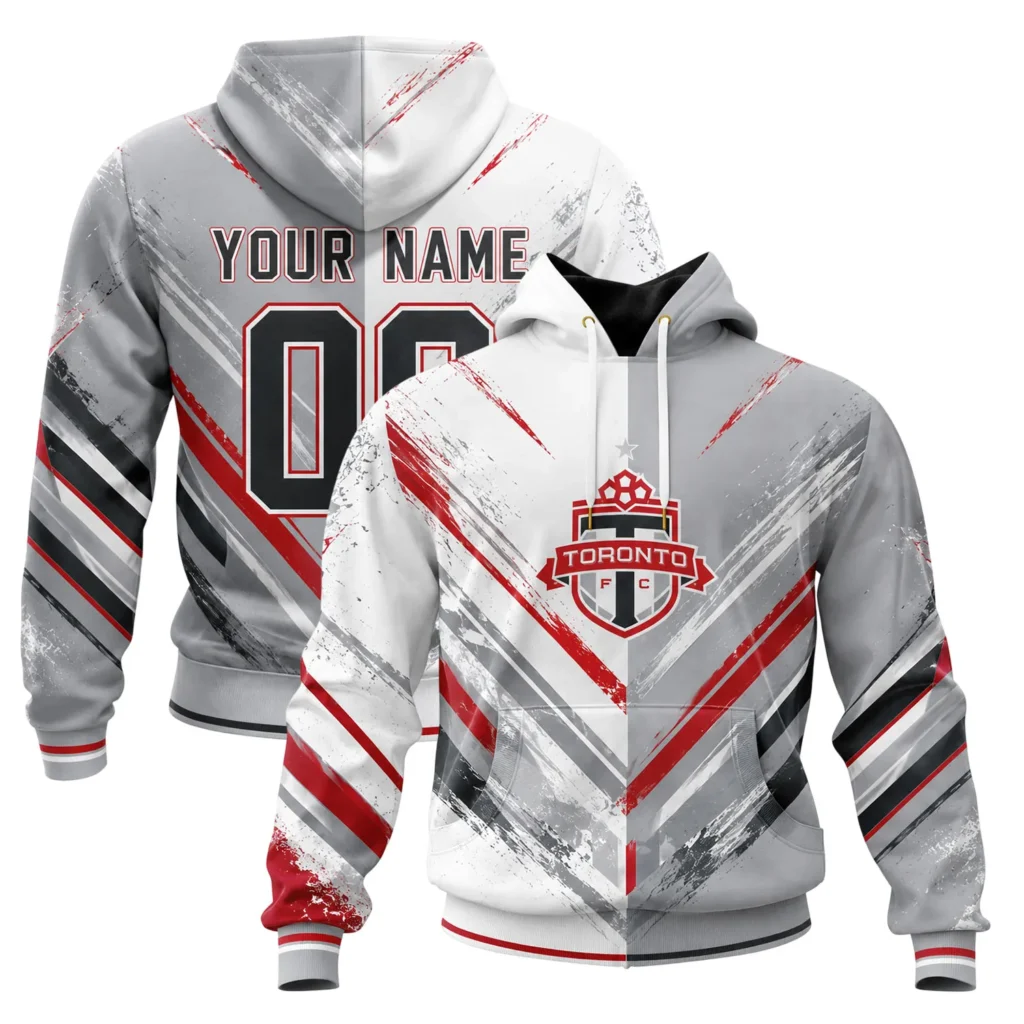 Toronto FC Custom Hoodie Name & Number – Bold Fan Gear