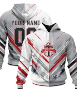 Toronto FC Custom Hoodie Name & Number – Bold Fan Gear