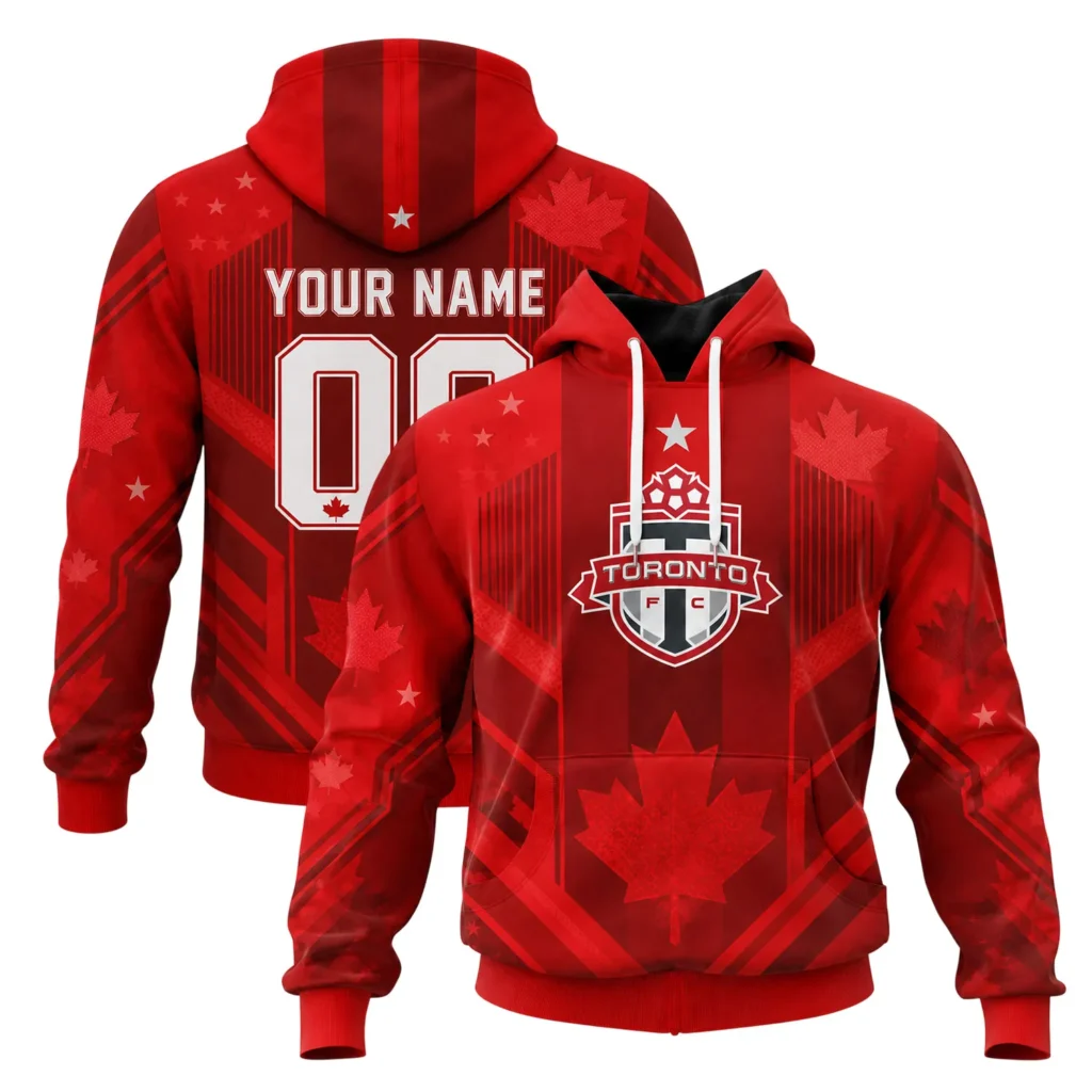 Toronto FC Red Hoodie Custom Vibrant Soccer Gear