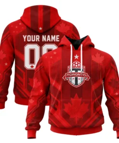 Toronto FC Red Hoodie Custom Vibrant Soccer Gear