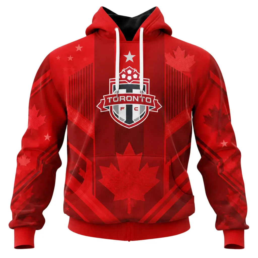 Toronto FC Red Hoodie Custom Vibrant Soccer Gear
