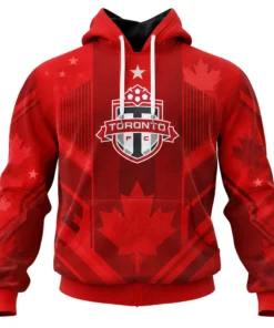 Toronto FC Red Hoodie Custom Vibrant Soccer Gear