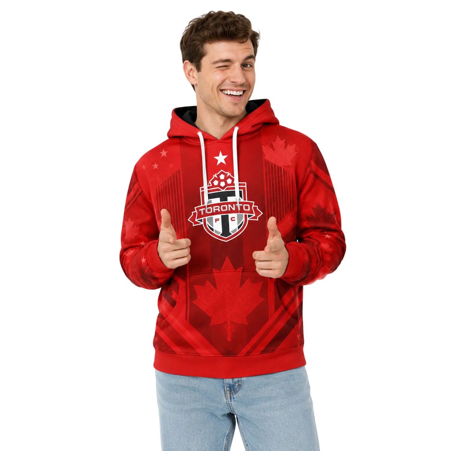 Toronto FC Red Hoodie Custom Vibrant Soccer Gear