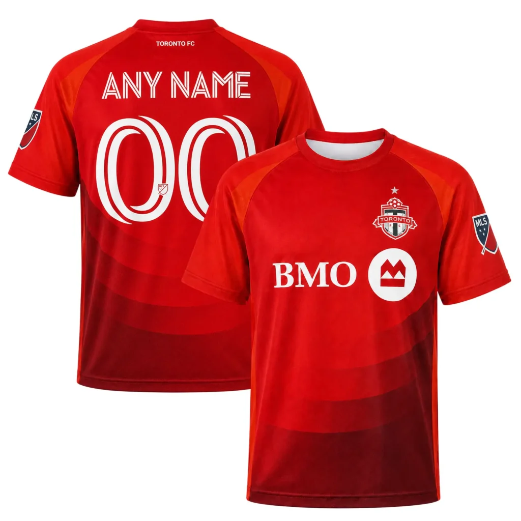 Toronto FC Jersey – Bold Red Custom Name & Number