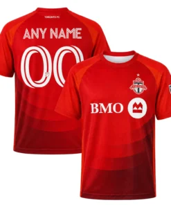 Toronto FC Jersey – Bold Red Custom Name & Number
