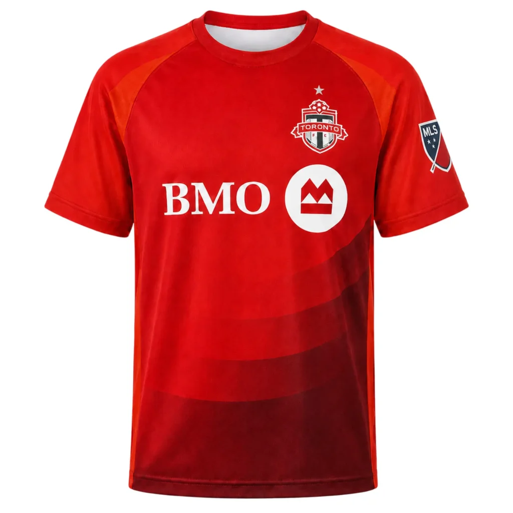 Toronto FC Jersey – Bold Red Custom Name & Number