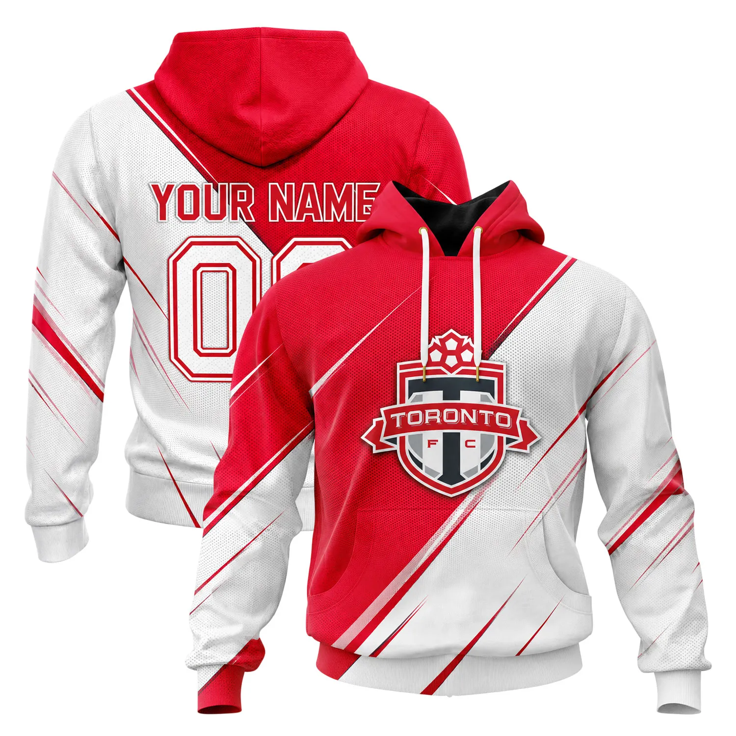 Toronto FC Supporter Hoodie Custom Dazzling Fan Apparel